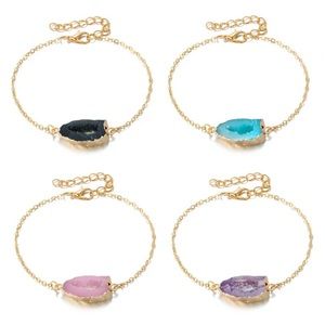 New! Druzy Geode Bracelet